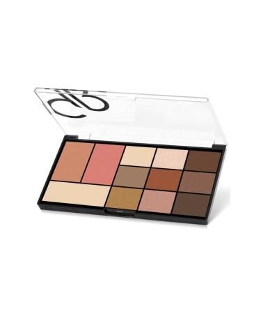 Golden Rose Eye and face eyeshadow palette that creates a dazzling look - 01SAKLI G 24