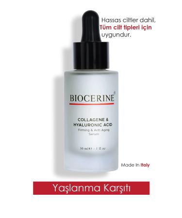 BIOCERINE Collagen and Hyaluronic Acid Anti-Aging Vegan Serum (Collagene and Hyaluronic Acid)