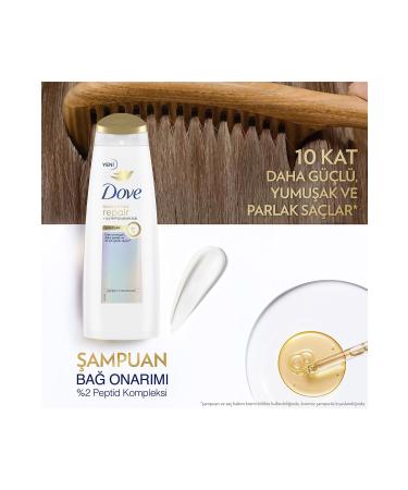 Dove Hair Care Shampoo Bond Intense Repair + Peptide Complex 400 ml - Buy Online on GoSupps.com