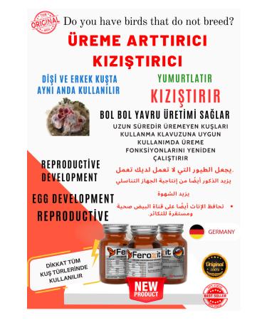 FEROXIT Super Budgie Production Premix Heater and Vitamin E 20 gr - Buy Online on GoSupps.com