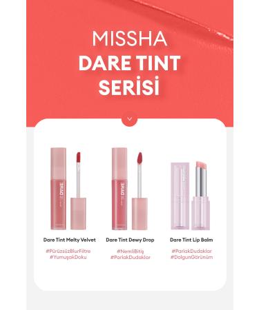 Missha Long-Lasting Non-Smudge Velvet Finish Tint Dare Tint Melty Velvet (Roselicious) - Buy Online on GoSupps.com