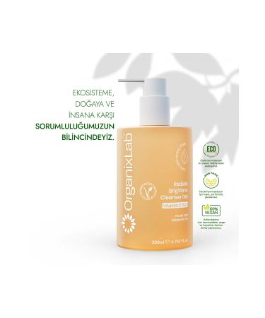Organixlab Radiate Brightens Vitamin C Brightening Facial Cleansing Gel I All Skin Types 200 ml - Buy Online on GoSupps.com