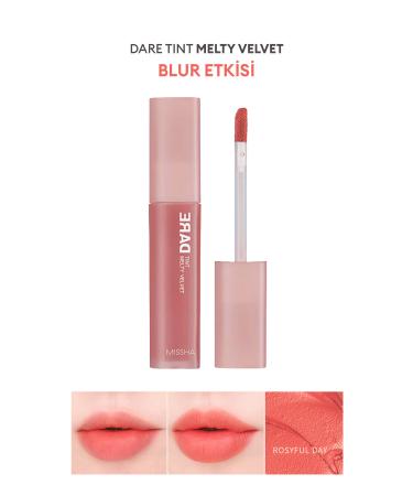 Missha Long-Lasting Non-Smudge Velvet Finish Tint Dare Tint Melty Velvet (Rosyful Day)