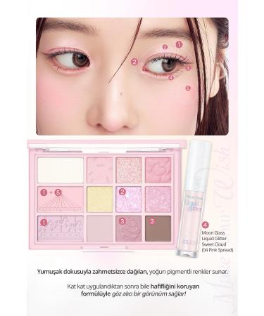 CLIO Multi-Purpose Intensely Pigmented Eyeshadow Palette Clio Shade & Shadow Palette 05 Sweet Cloud - Buy Online on GoSupps.com