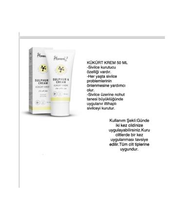 HOM HOMM LIFE SULFUR CREAM 20ML - Buy Online on GoSupps.com