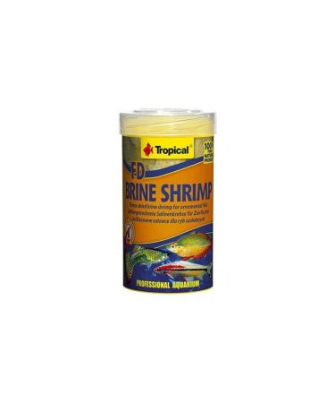 Tropical FD Brine Shrimp Dried Cube Shrimp Ornamental Fish Food 100 Ml 10 Gr