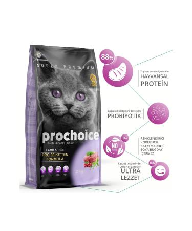 Pro Choice Pro Choice Pro 38 Kitten Lamb Kitten Cat Food 2 Kg