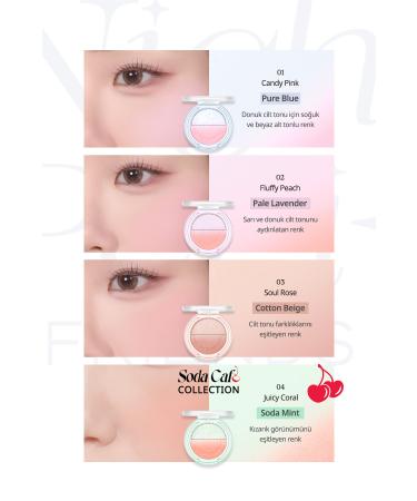 PERIPERA Natural and Bright Look Two-Tone Blush PERIPERA Pure Blushed Custom Cheek(002 Fluffy Peach) - Buy Online on GoSupps.com