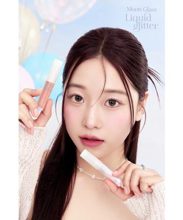 CLIO Sparkling and Transparent Liquid Glitter CLIO Moon Glass Liquid Glitter Sweet Cloud (05 Chilling Rose) - Buy Online on GoSupps.com