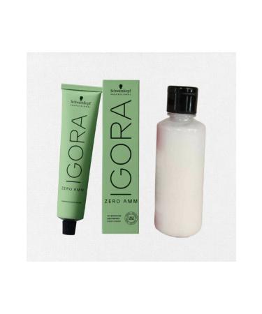 Igora 1 Piece Zero Amm 7-77 Hair Dye Oxidant (EMULSION) - 0 Natural Ammonia Free - 0 White Kapa