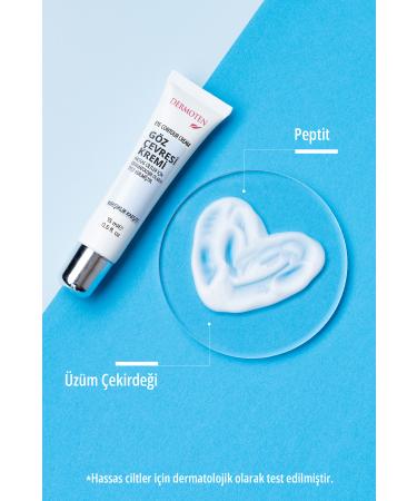 Dermoten Eye Contour Brightening and Anti-Wrinkle Care Cream 15 ml - Buy Online on GoSupps.com