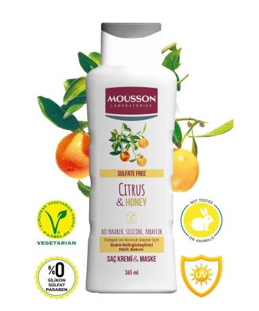 Mousson Curl-Clarifying Effective Sulfate-Free Hair Care Cream and Mask with Citrus and Honey - Buy Online on GoSupps.com