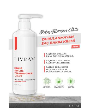 Livray Instant Curl Defining Hair Care Cream - Leave-In Perfect9 (500 ML)