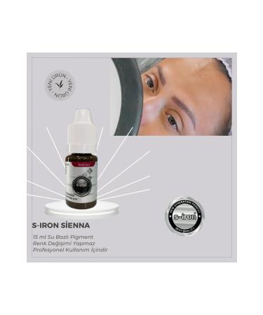 S-IRON COSMETIC Permanent Makeup Paint Sienna Medium Brown