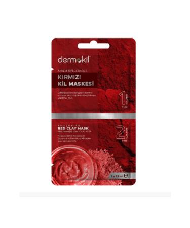 Dermokil Red Clay Mask 2 X 7.5 ml