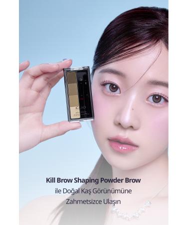 CLIO Cool Undertone Eyebrow Shadow Palette CLIO Kill Brow Shaping Powder Brow (02 Ash Cool Brown - Buy Online on GoSupps.com
