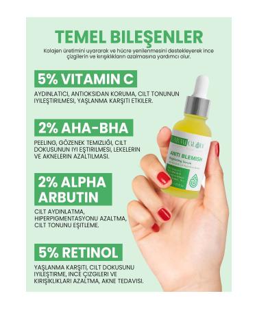 ARM Glow Skin Brightening and Anti-Blemish Anti-Blemish Care Serum (Vitamin C AHA-BHA -Alpha-Arbutin Retinol) - Buy Online on GoSupps.com