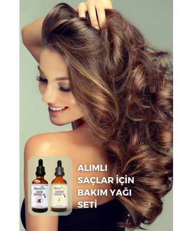 nevilife Natural Rosemary Oil 20 ml and Castor Oil 20 ml - Strong Hair and Skin Care Duo Set - Buy Online on GoSupps.com