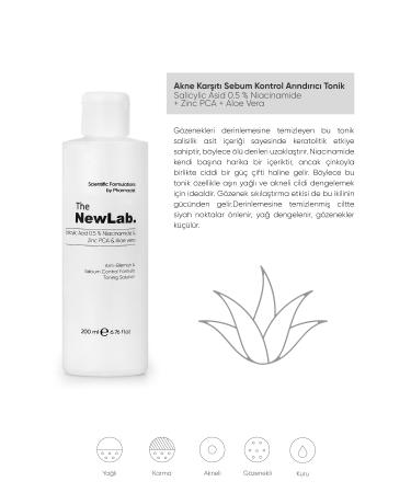 The NewLab Pore Tightening and Anti-Acne Toner for Oily Skin 200 ml - Buy Online on GoSupps.com