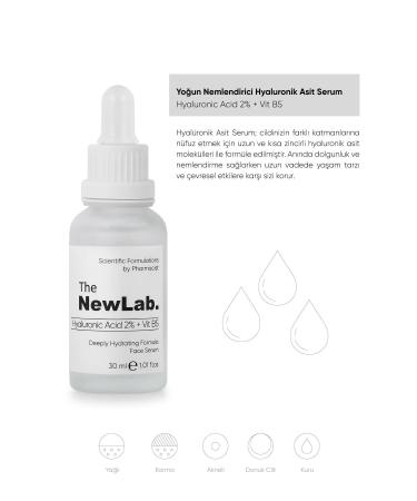 The NewLab Hyaluronic Acid Intensive Moisturizing Skin Care Serum 30 ml (hyaluronic Acid 2% Vit B5) - Buy Online on GoSupps.com