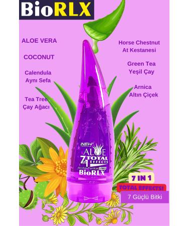 BioRLX 7 in 1 Herbal Effect Nourishing Moisturizing Gel with Aloe Vera (250 ML) - Buy Online on GoSupps.com