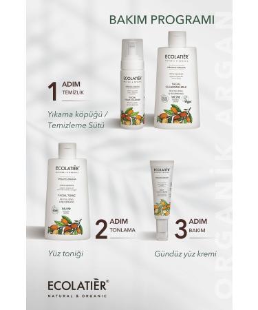 ECOLATIER Face Toner Organic Argan Revitalizing Moisturizing Face Cleansing Toner for All Skin Types 250 ml - Buy Online on GoSupps.com