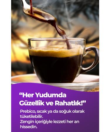 Prebico Prebiotic Collagen Hyaluronic Acid Chicory Detox Vitamin and Mineral Filter Coffee - Buy Online on GoSupps.com