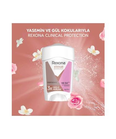 Rexona Clinical Protection Women Stick Deodorant Confidence 3x Strong Protection 45 ml X2 - Buy Online on GoSupps.com