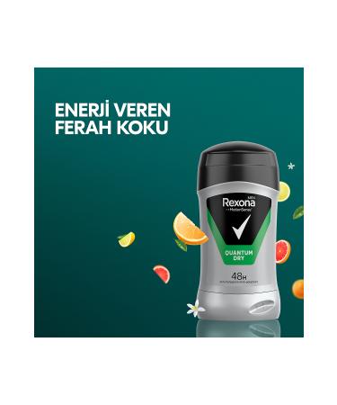 Rexona Men Motionsense Male Stick Deodorant Quantum Dry 50 ml X2 - Buy Online on GoSupps.com