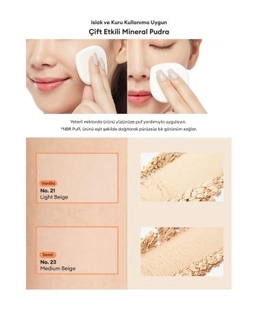 Missha Wet and Dry Mineral Powder Signature Dramatic Twoway Pact No.21 Vanilla SPF 25/PA++ - Buy Online on GoSupps.com