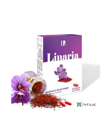 LINARIA Food Supplement Containing Saffron Extract (30 CAPSULES)
