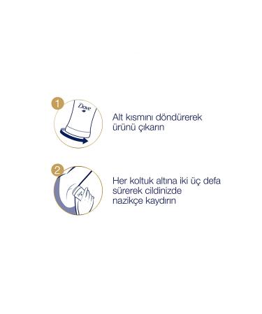 Dove Women Stick Deodorant Original 1/4 Moisturizing Cream Effective 40ml X2 Pieces - Buy Online on GoSupps.com