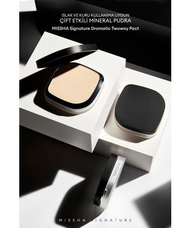 Missha Wet and Dry Mineral Powder Signature Dramatic Twoway Pact No.21 Vanilla SPF 25/PA++ - Buy Online on GoSupps.com