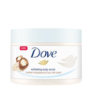 Dove Body Scrub Macadamia Nut & Rice Milk 225 ml X1 - Buy Online on GoSupps.com