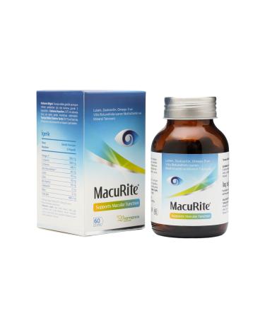 macurite 60 Softgel Capsules- Eye Vitamin Containing Lutein Zeaxanthin - Buy Online on GoSupps.com