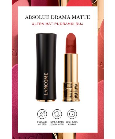 Lancome L'Absolu Rouge Drama Matte Ultra Mat Ruj 196 3614274196504