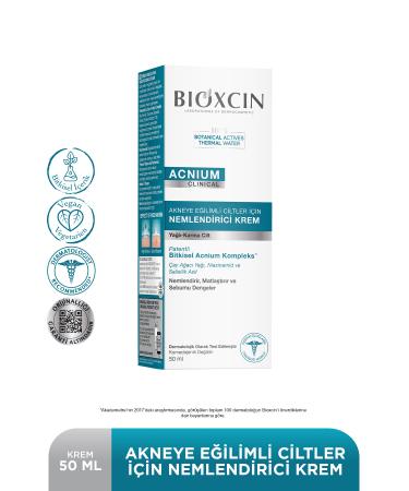 Bioxcin Acnium Sebum Balancing Moisturizing Cream 50 ml