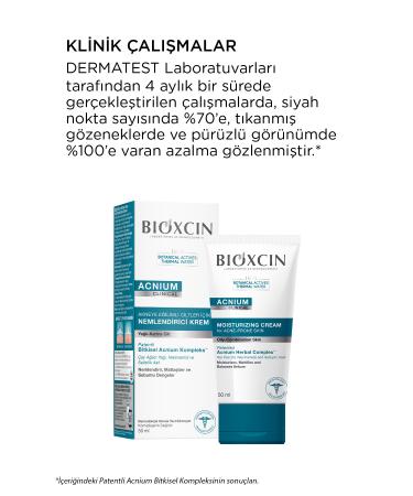 Bioxcin Acnium Sebum Balancing Moisturizing Cream 50 ml - Buy Online on GoSupps.com