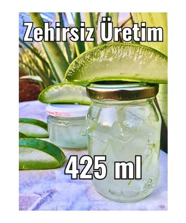 FidanBudur 425 Ml Natural Aloe Vera Gel Anti Aging Drug-Free Production Aloe Vera Leaf Juice