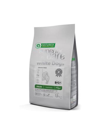 Nature's Protection Natures Protection Superior Care White Coat Small Breed Insect White Dog Food 1.5 Kg