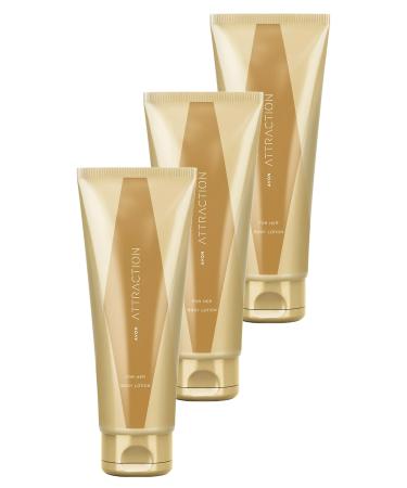 Avon Attraction Women Body Lotion 125 Ml. Triple Set