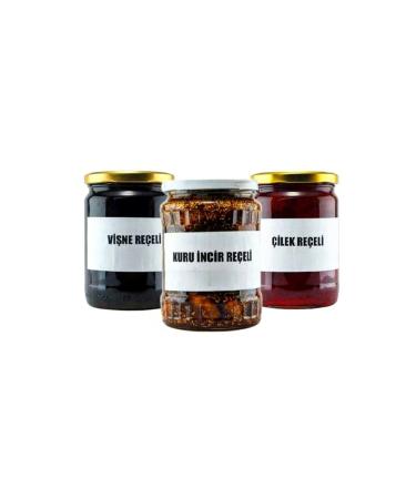 Gurmezza Jam Package Set of 3 (STRAWBERRY SOUR CHERRY DRIED FIG)