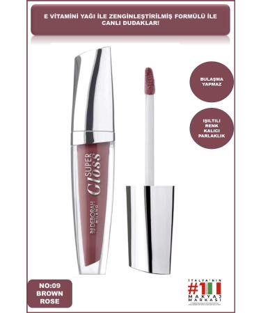 Deborah Super Gloss Brown Rose 09 8009518324693