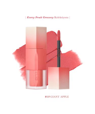 CLIO Smooth and Velvety Textured Natural Looking Tint CLIO Chiffon Blur Tint (19 Giant Apple)