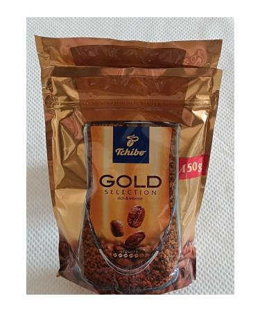 Tchibo Gold Selection Eco Pack Coffee 150 grX2 (TOTAL 2 PACKS)