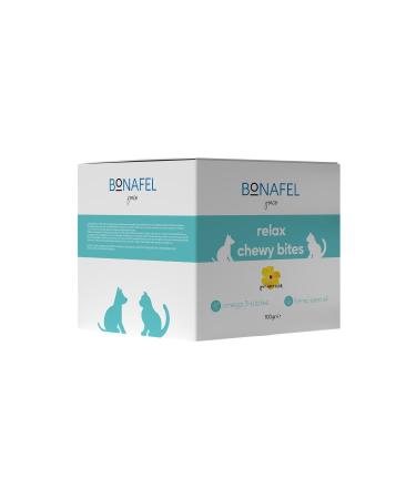 Bonafel Anti-stress Chewable Tablets for Cats and Dogs 100 gr (50 TABLETS) - Omega 3 and 6 Hemp Oil - Buy Online on GoSupps.com