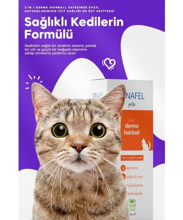 Bonafel Multivitamin Additive Hairball Prevention Paste for Cats Malt 100 Gr - Biotin Zinc Vitamin D - Buy Online on GoSupps.com