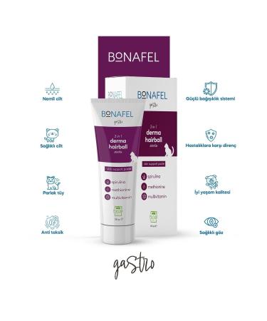 Bonafel Multivitamin Additive Hairball Prevention Paste for Neutered Cats Malt 100 Gr - Biotin