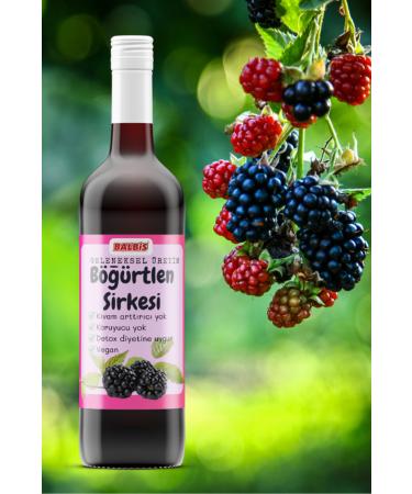Balbis Natural Blackberry Vinegar - 250 cc Glass Bottle