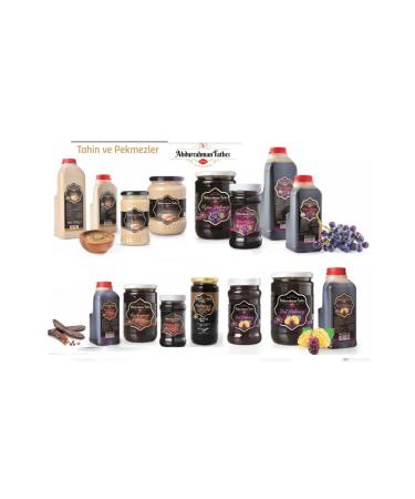 Abdurrahman Tatl c Tahini 800gr + Grape Molasses 800gr 2 Piece Set - Buy Online on GoSupps.com